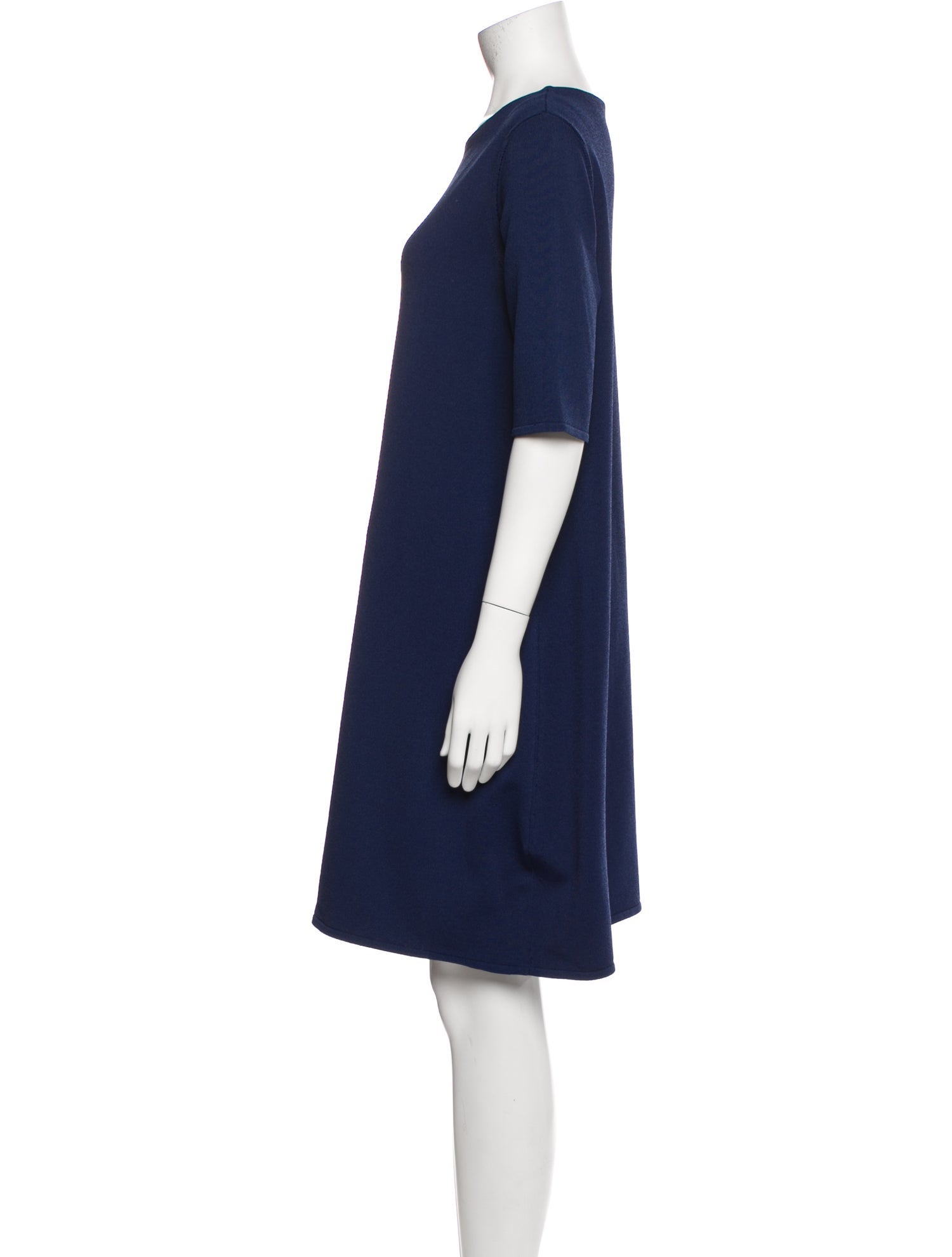 MM6 Maison Margiela Scoop Neck Mini Dress