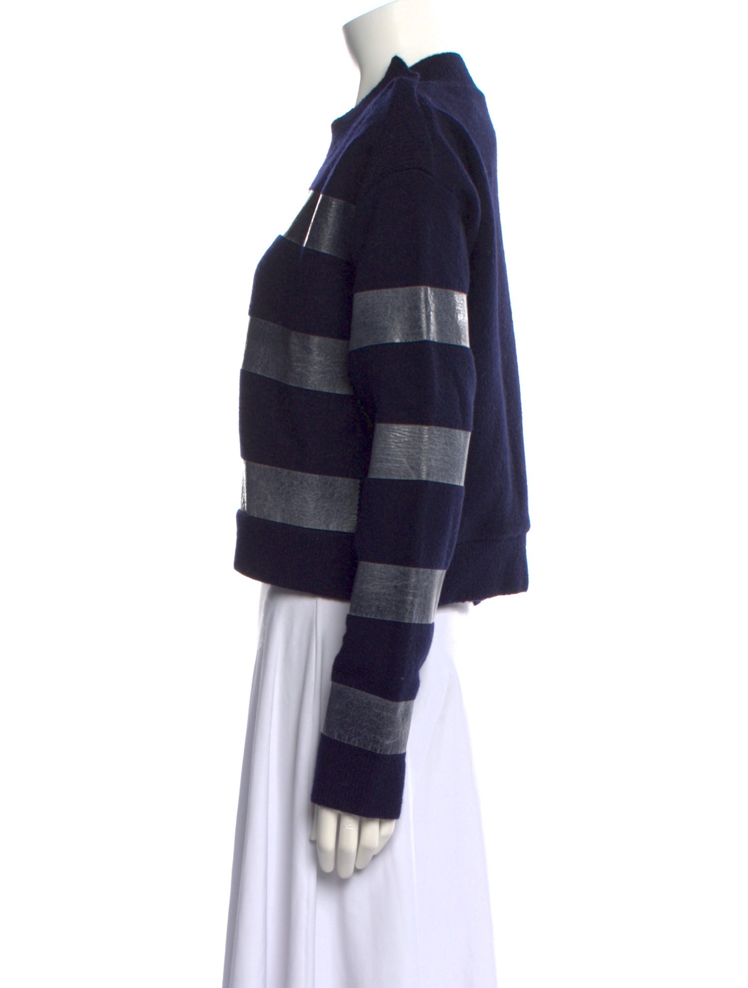 MM6 Maison Margiela Striped Crew Neck Sweater