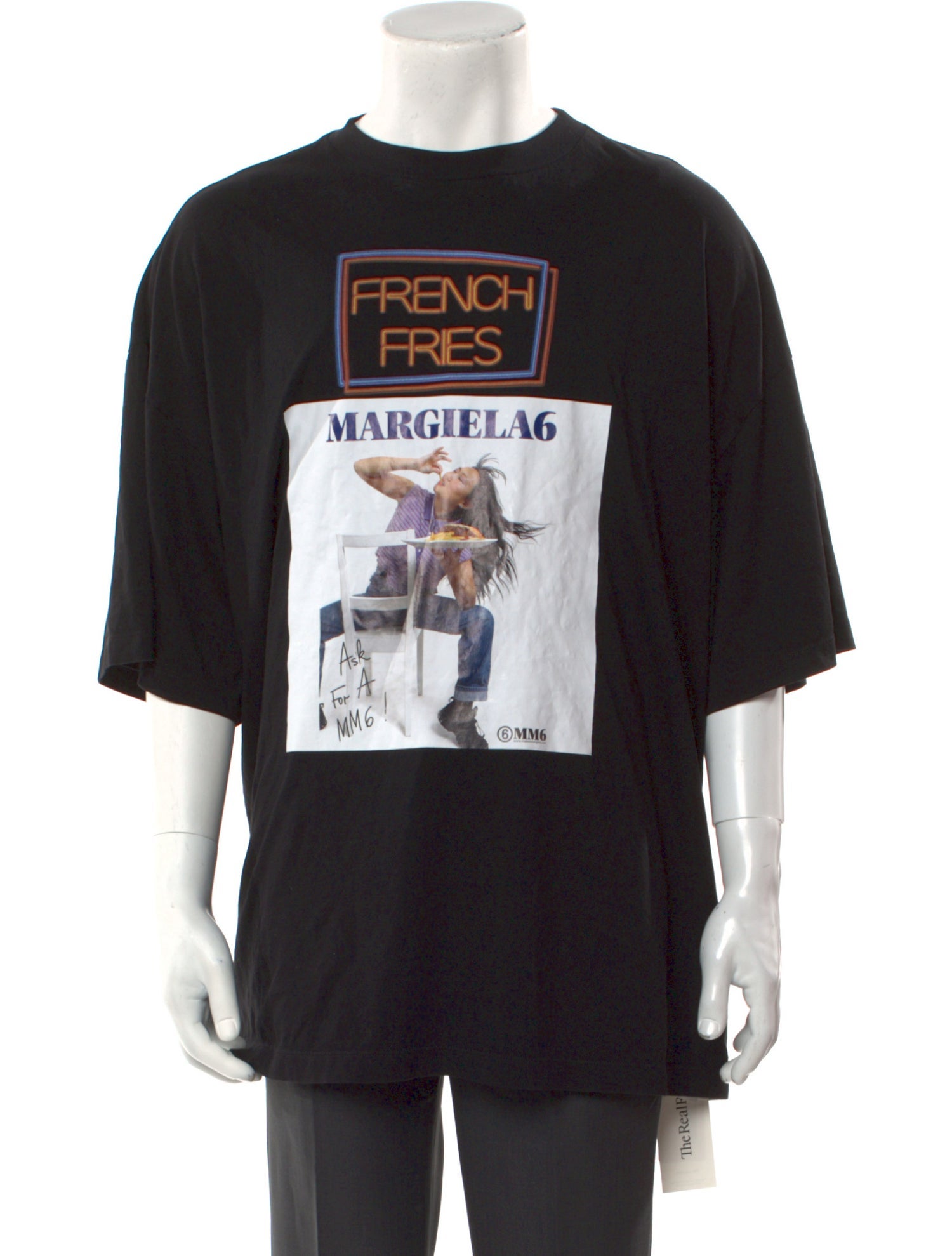 MM6 Maison Margiela Graphic Print Crew Neck T-Shirt