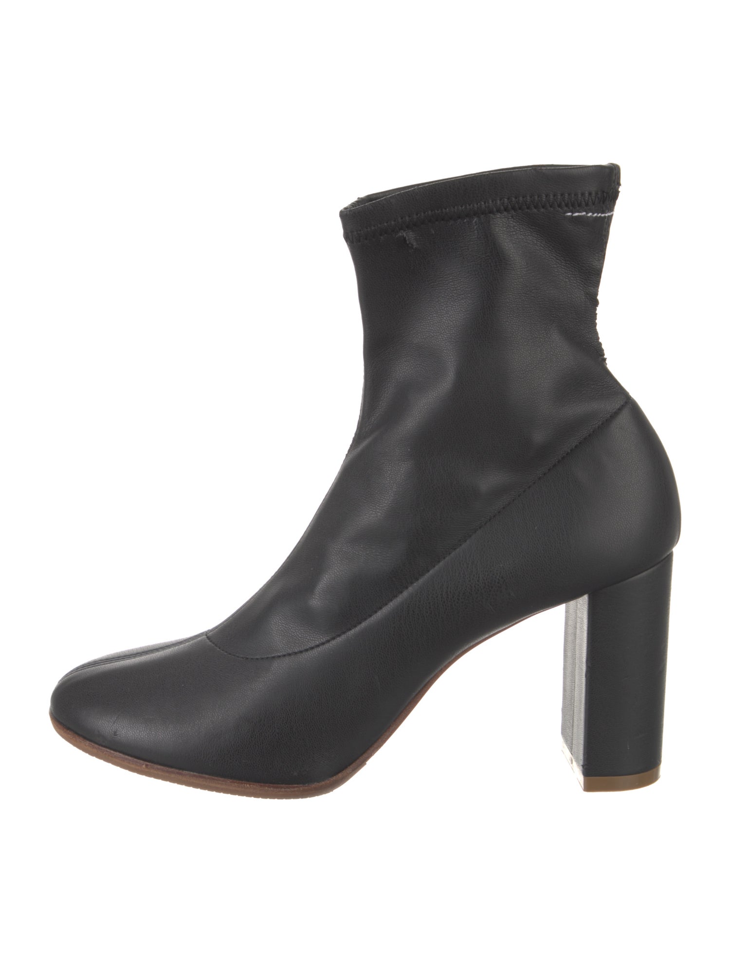 MM6 Maison Margiela Leather Sock Boots