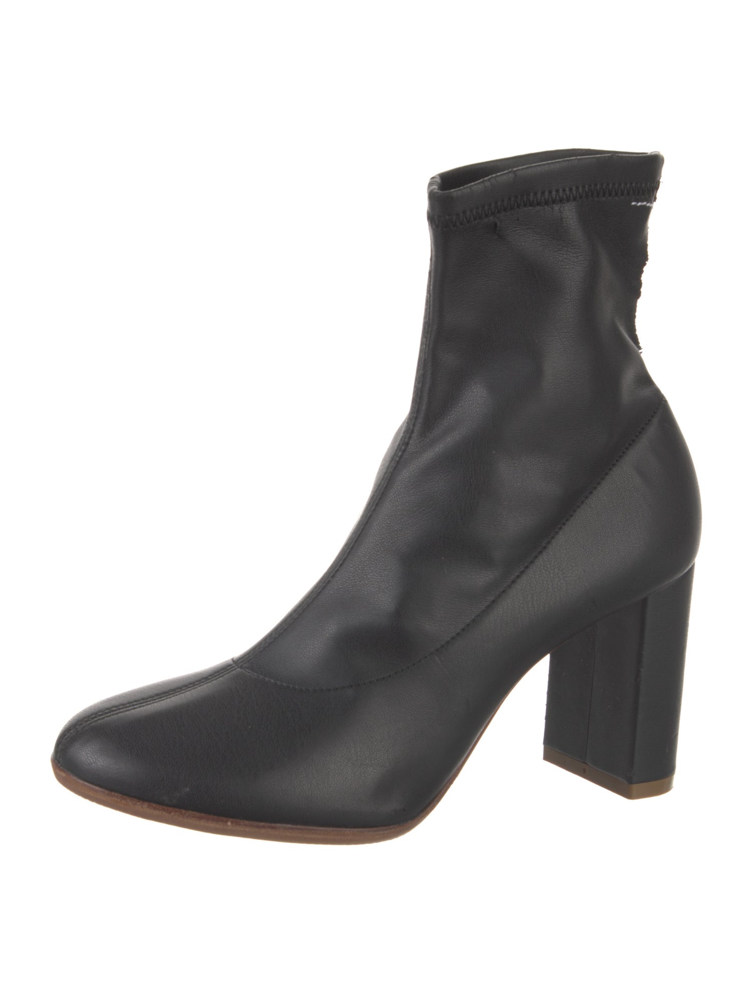 MM6 Maison Margiela Leather Sock Boots