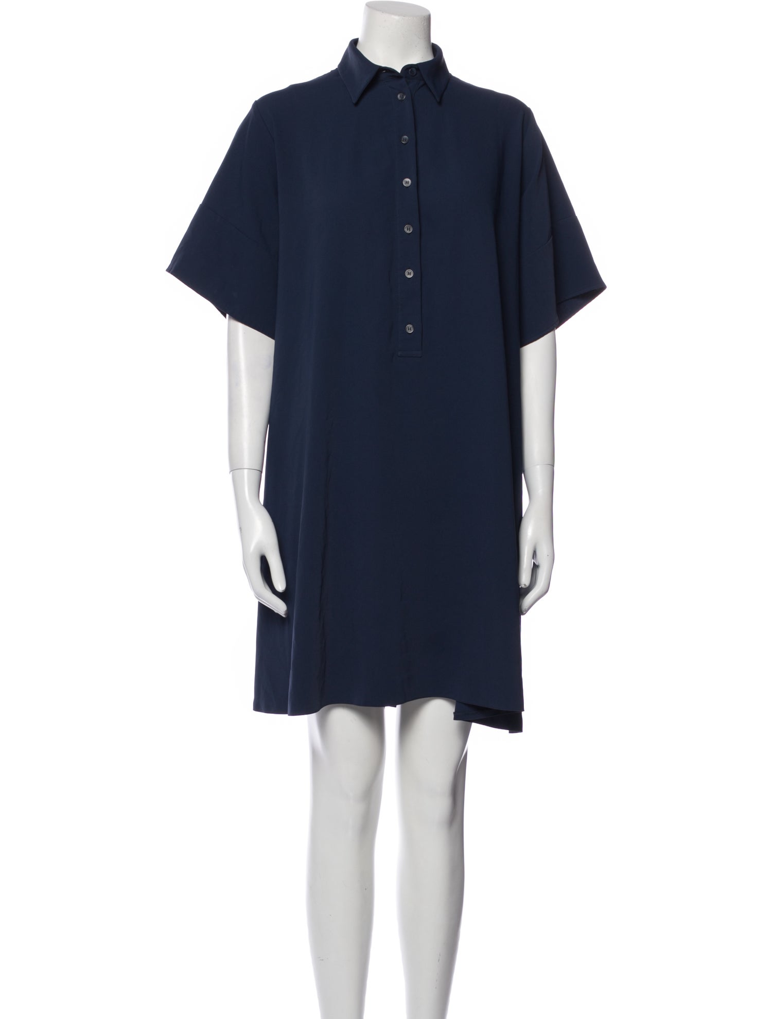 MM6 Maison Margiela Mock Neck Knee-Length Dress
