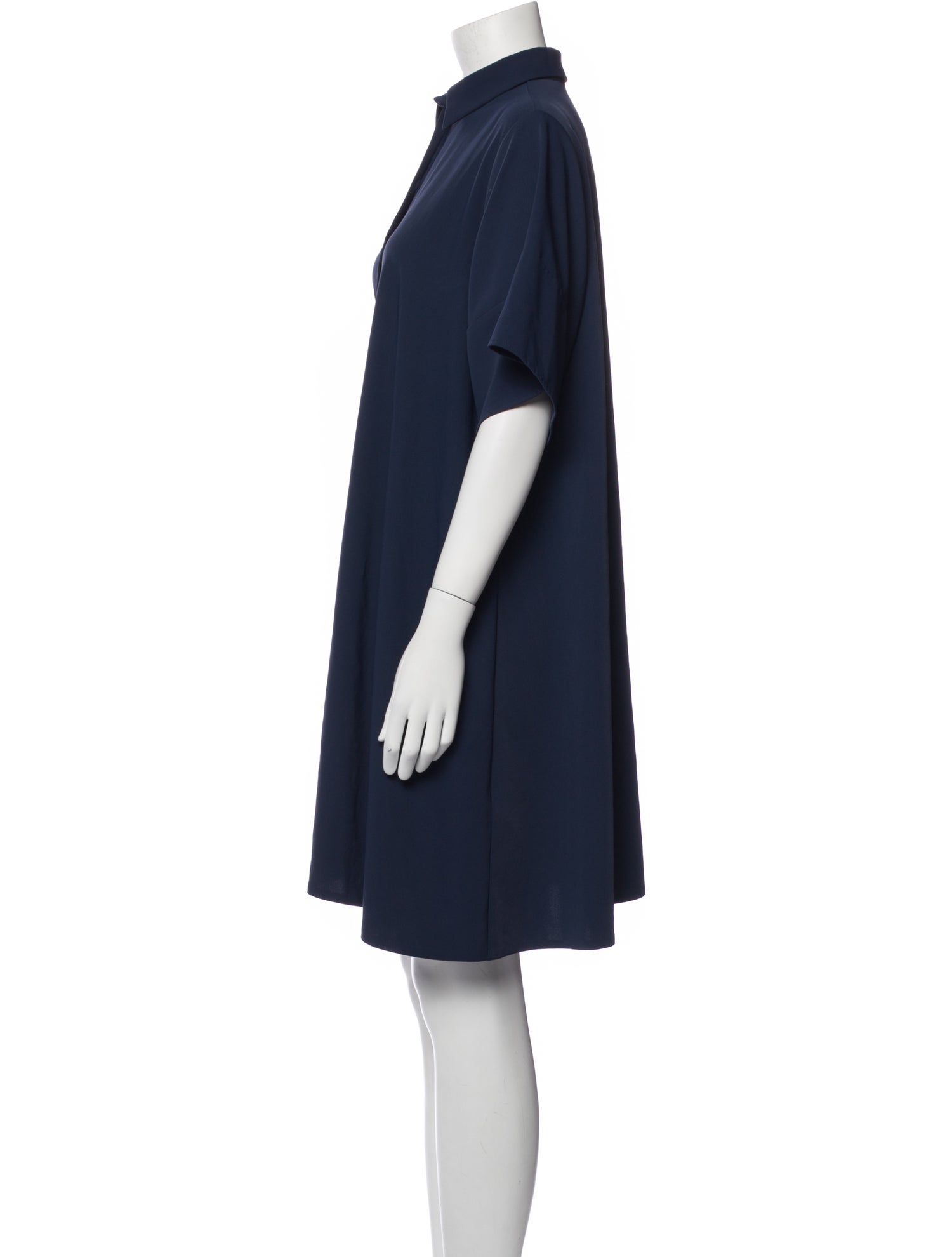 MM6 Maison Margiela Mock Neck Knee-Length Dress