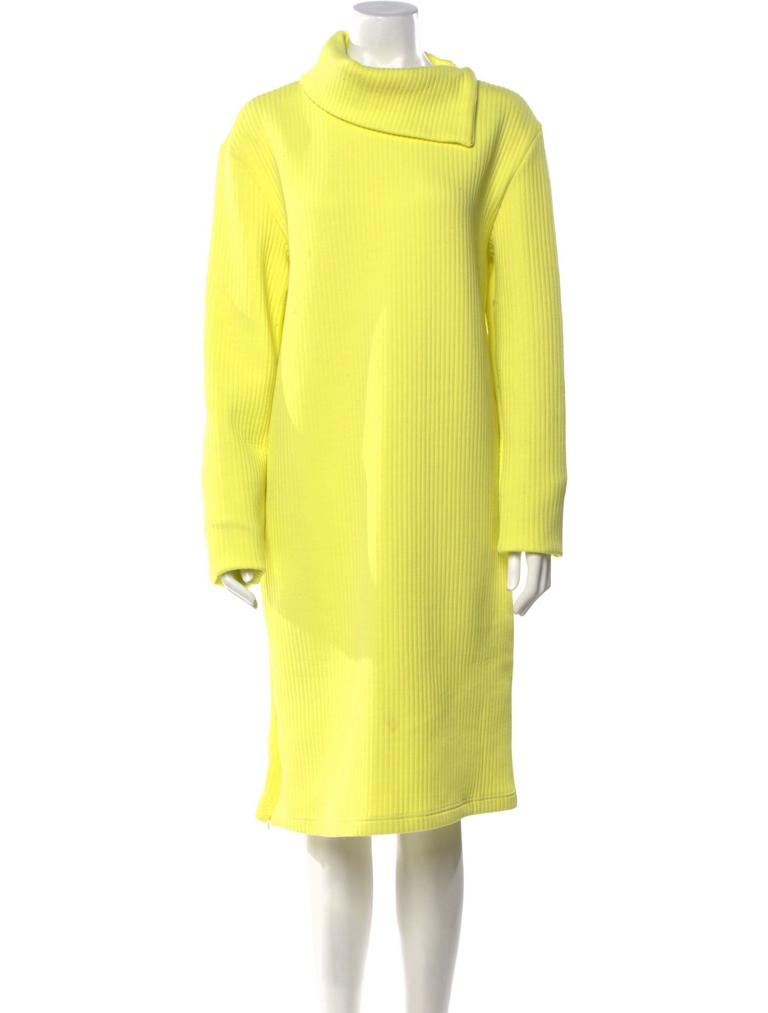 MM6 Maison Margiela Turtleneck Midi Length Dress