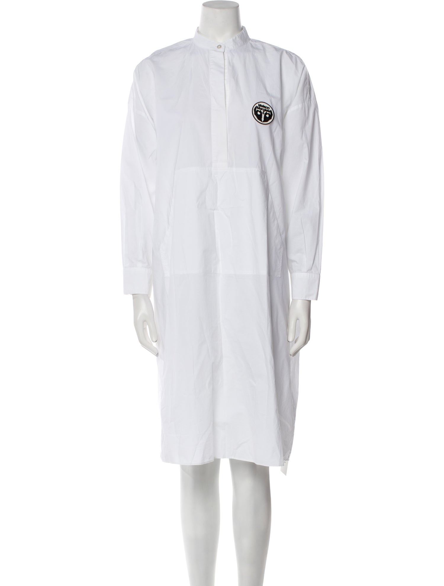 MM6 Maison Margiela Mock Neck Knee-Length Dress