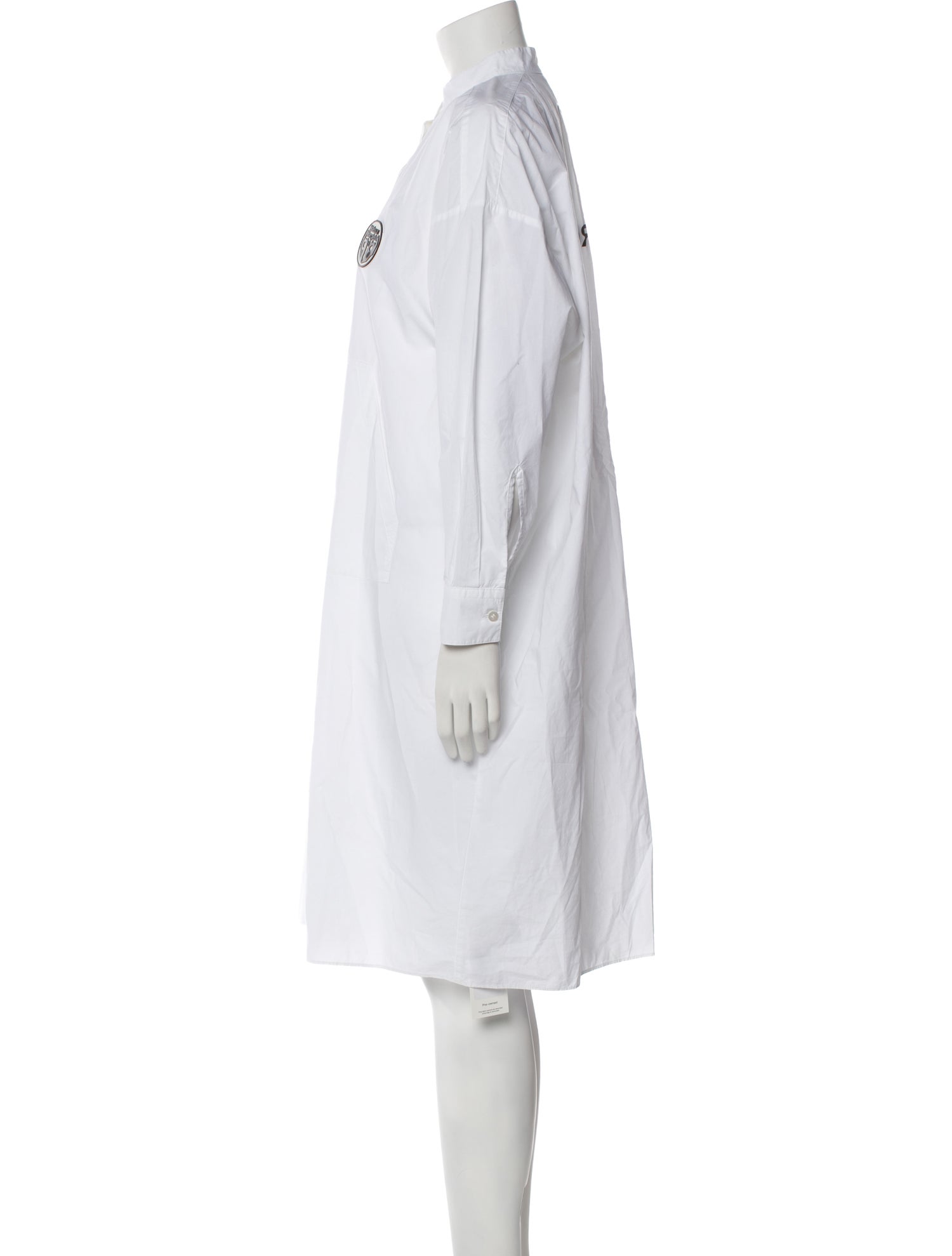 MM6 Maison Margiela Mock Neck Knee-Length Dress