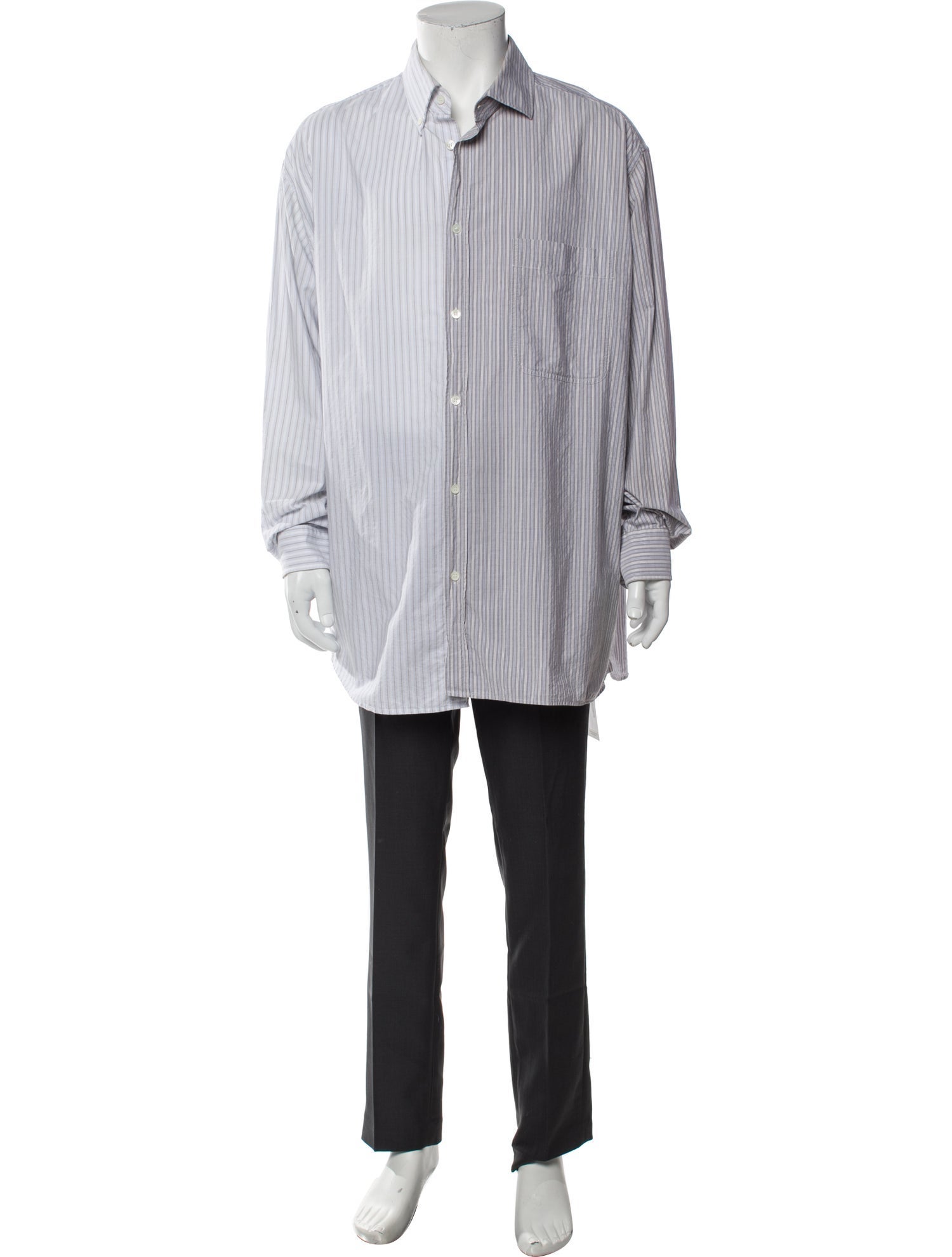 MM6 Maison Margiela Wool Striped Shirt