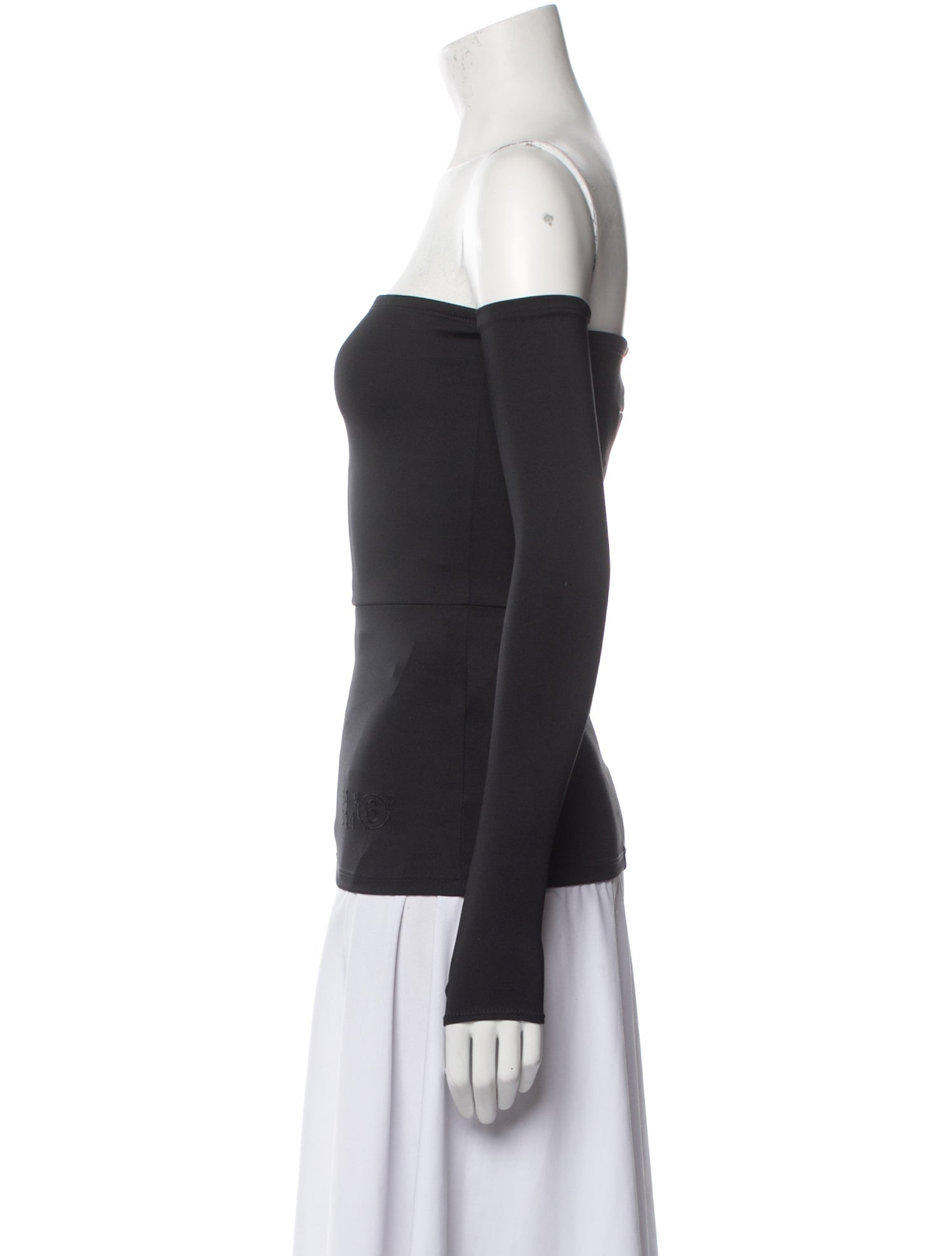 MM6 Maison Margiela Off-The-Shoulder Long Sleeve Top w/ Tags