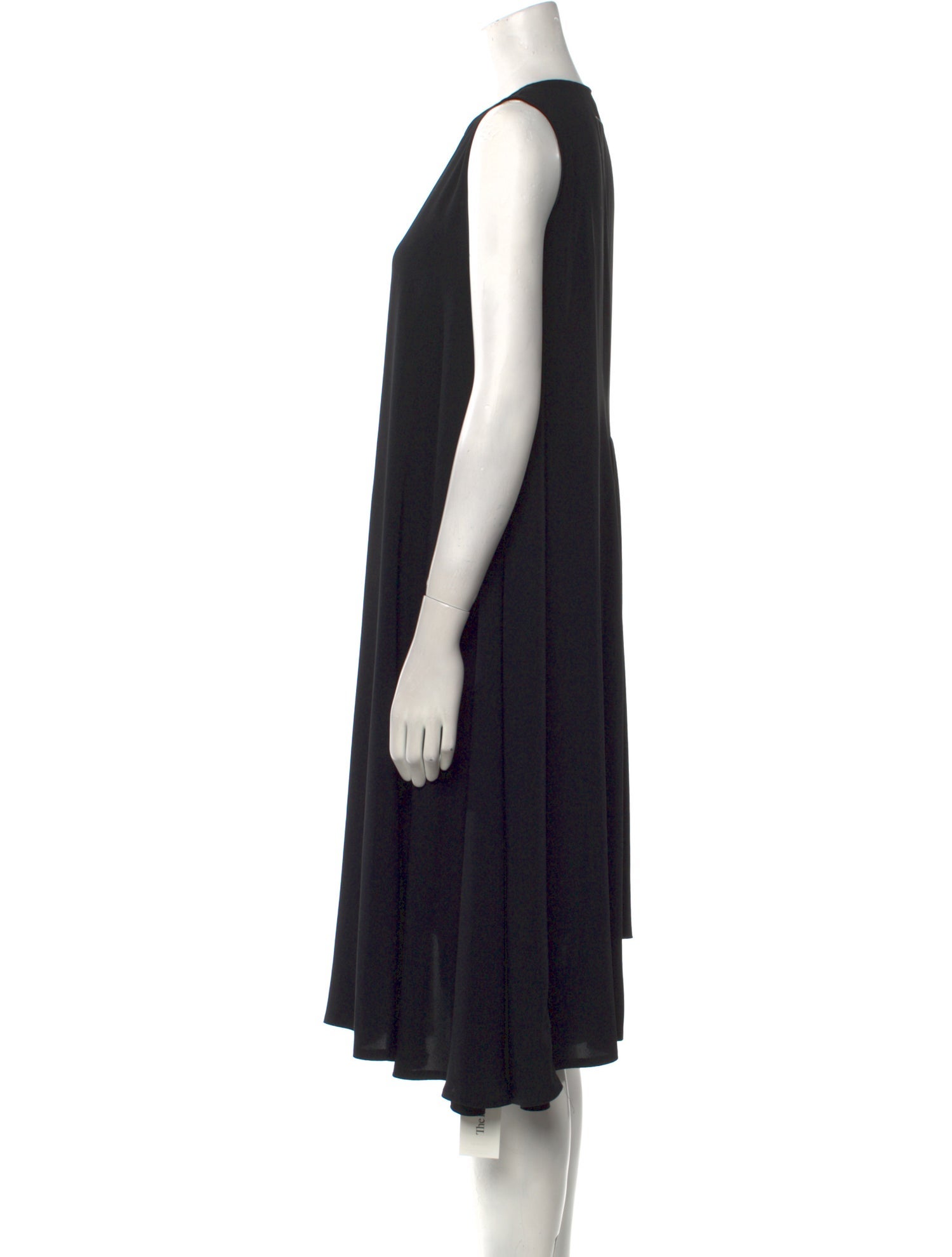 MM6 Maison Margiela Crew Neck Midi Length Dress
