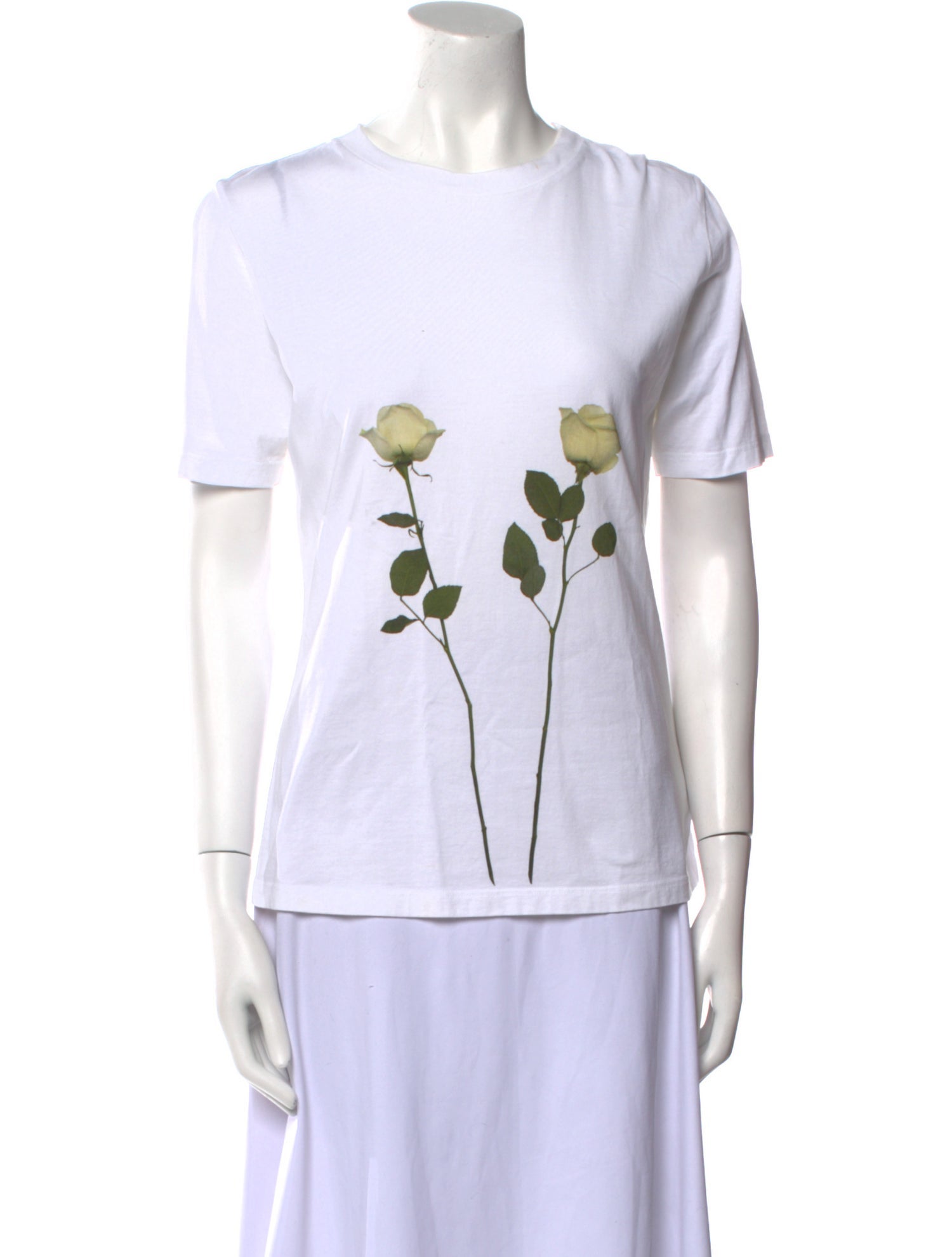 MM6 Maison Margiela Graphic Print Crew Neck T-Shirt