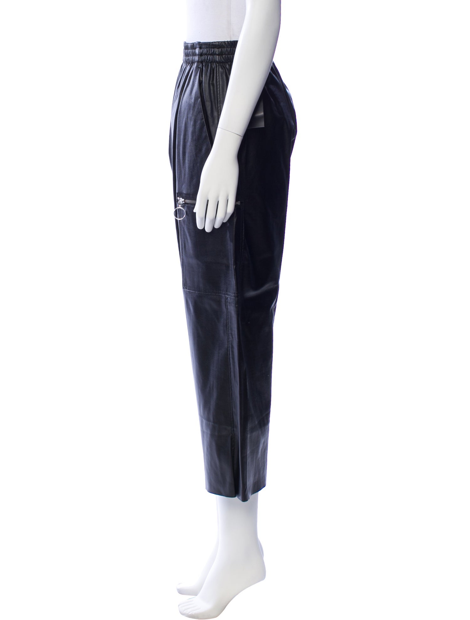 MM6 Maison Margiela Faux Leather Straight Leg Pants w/ Tags