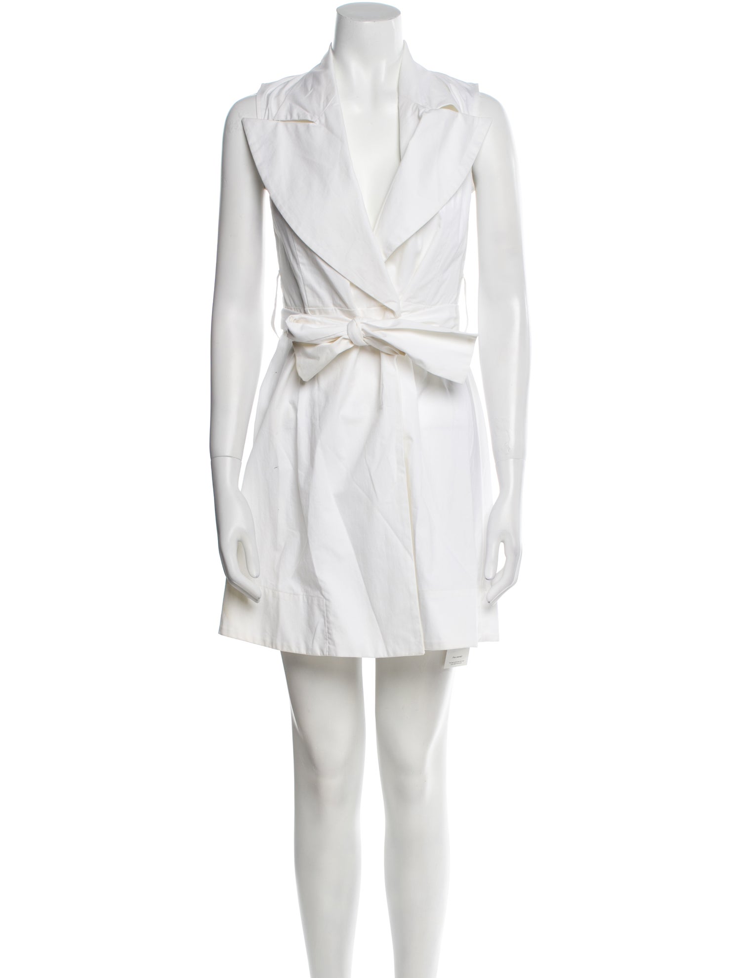 MM6 Maison Margiela V-Neck Mini Dress