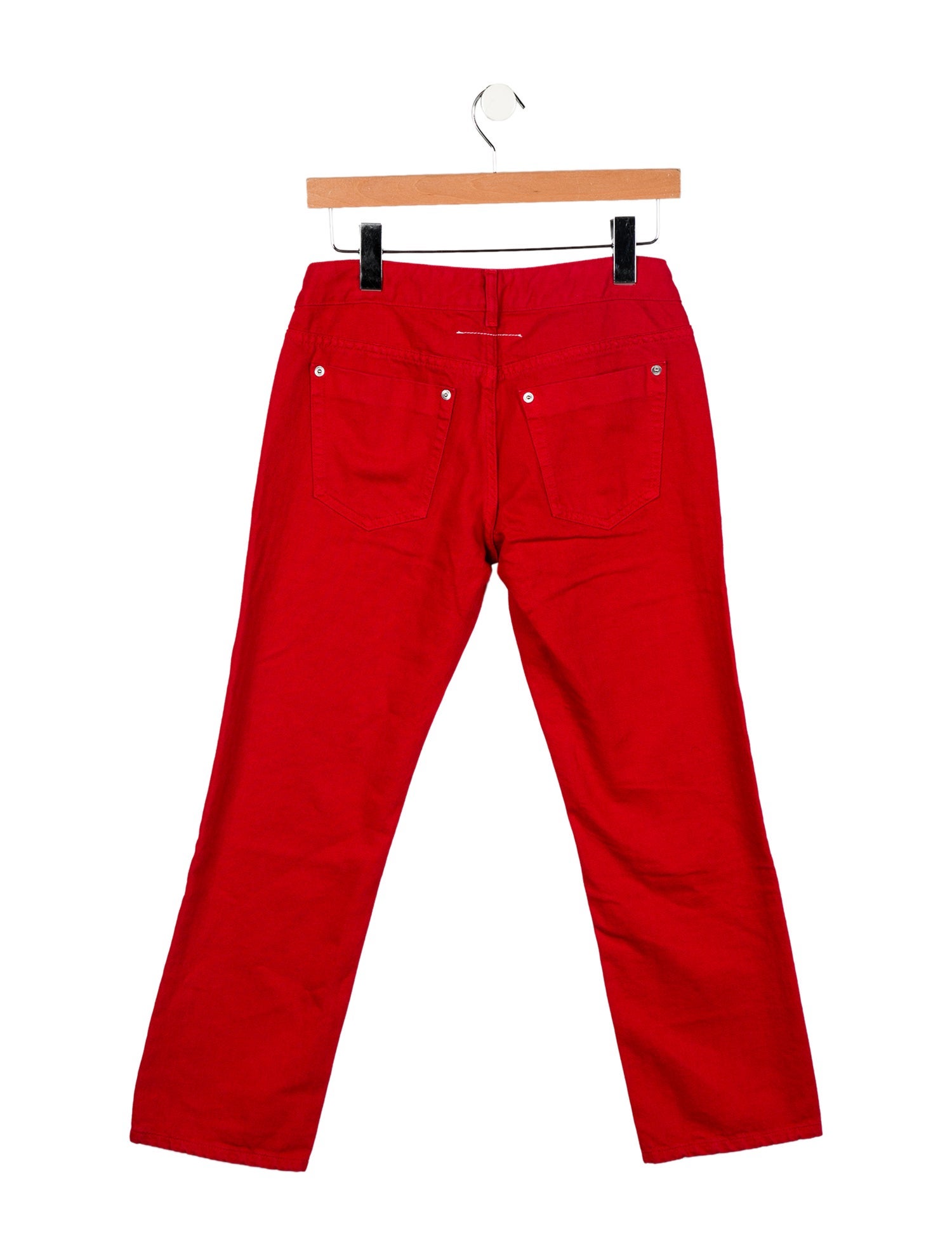 MM6 Maison Margiela Low-Rise Straight Leg Jeans