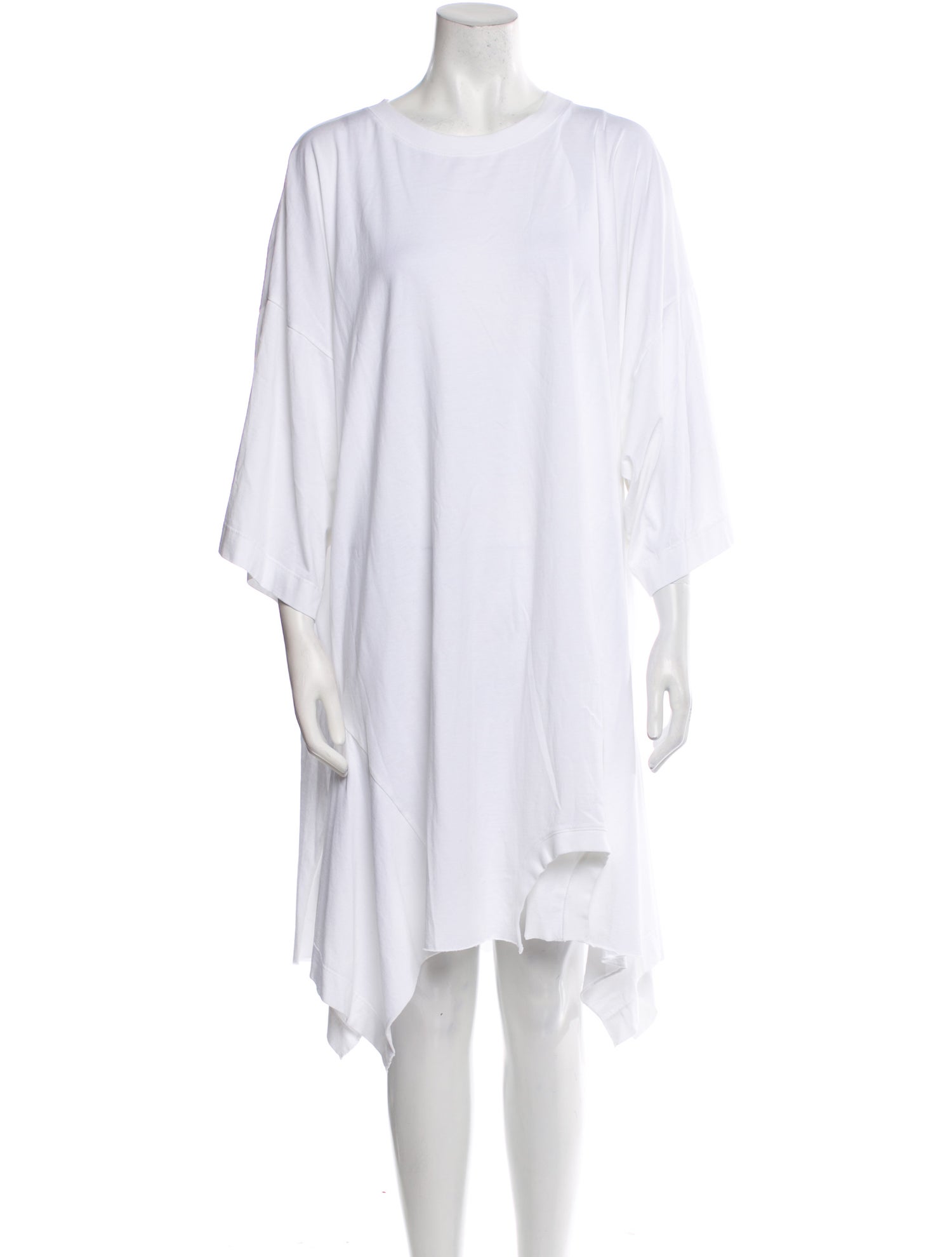 MM6 Maison Margiela Scoop Neck Midi Length Dress