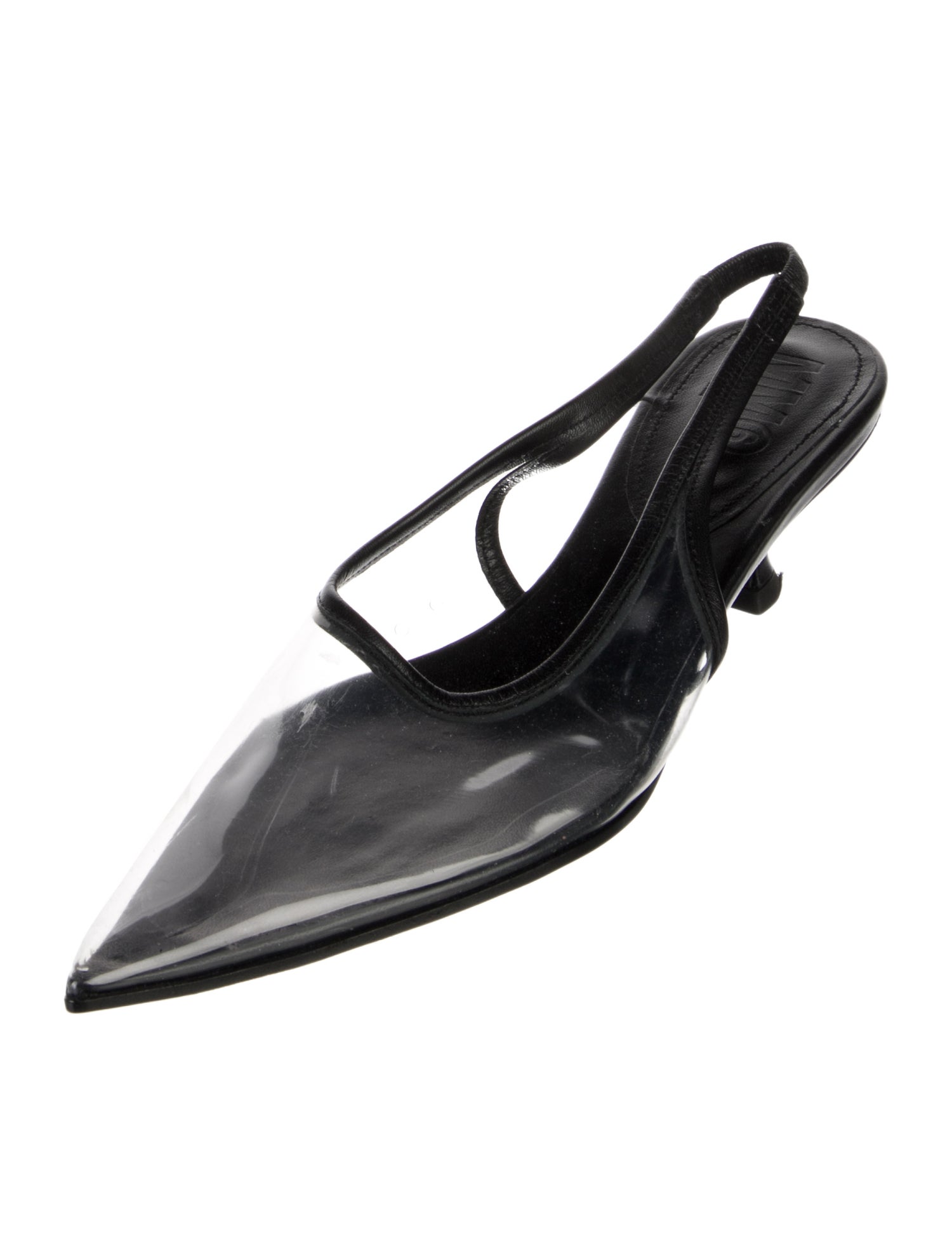 MM6 Maison Margiela PVC Slingback Pumps