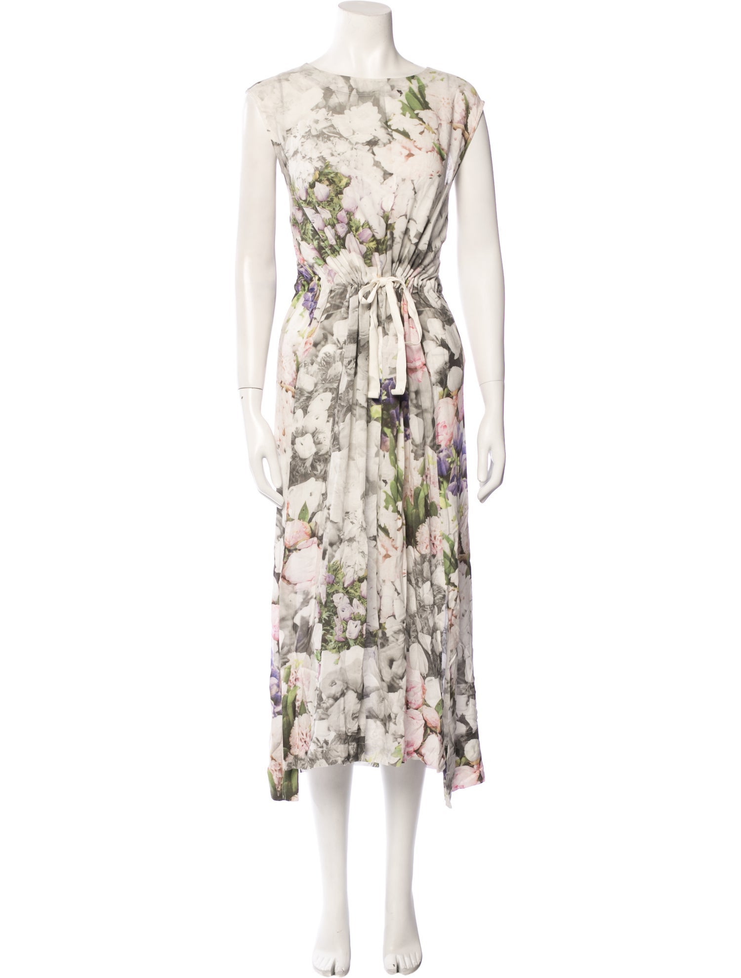 MM6 Maison Margiela Floral Print Long Dress