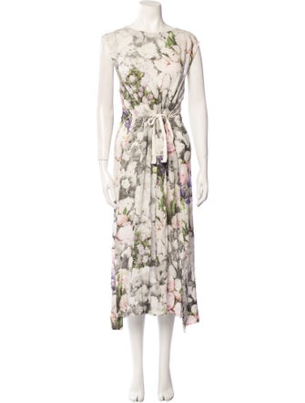 MM6 Maison Margiela Floral Print Long Dress