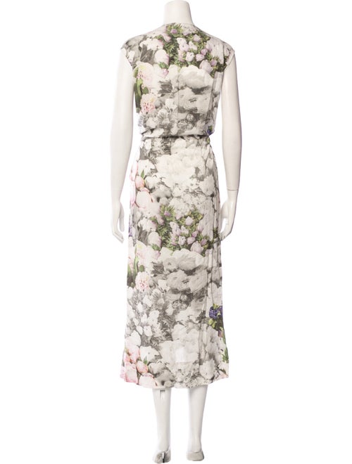 MM6 Maison Margiela Floral Print Long Dress
