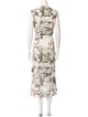 MM6 Maison Margiela Floral Print Long Dress