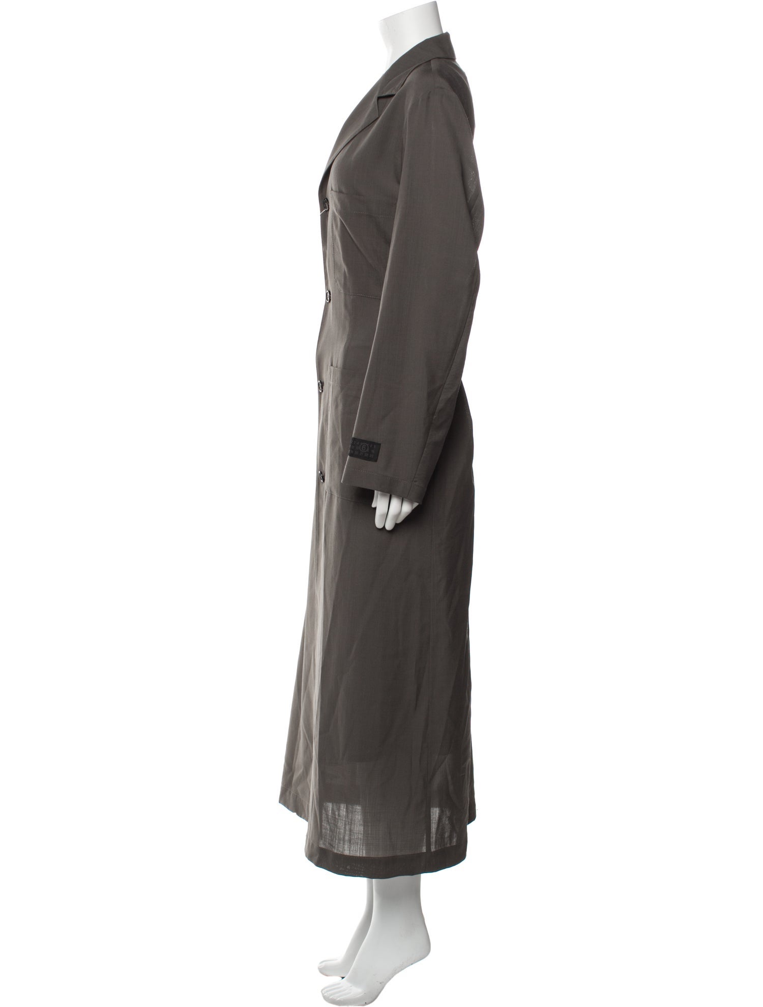 MM6 Maison Margiela Virgin Wool Trench Coat w/ Tags