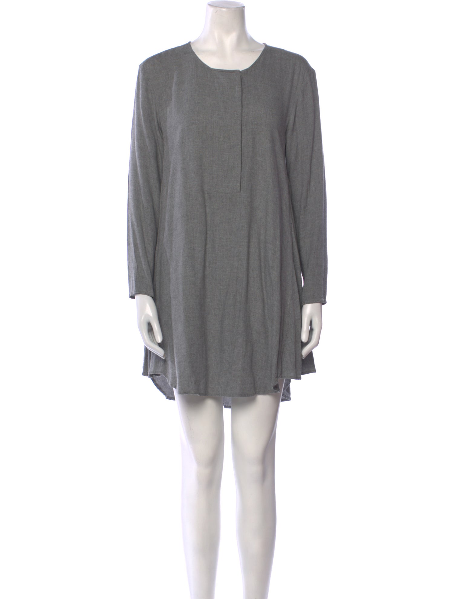 MM6 Maison Margiela Scoop Neck Mini Dress