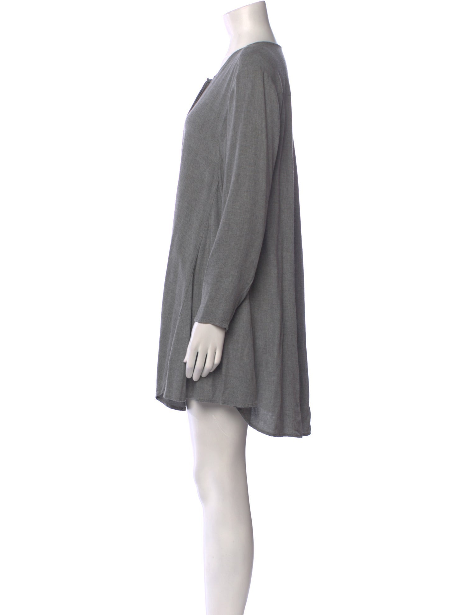 MM6 Maison Margiela Scoop Neck Mini Dress