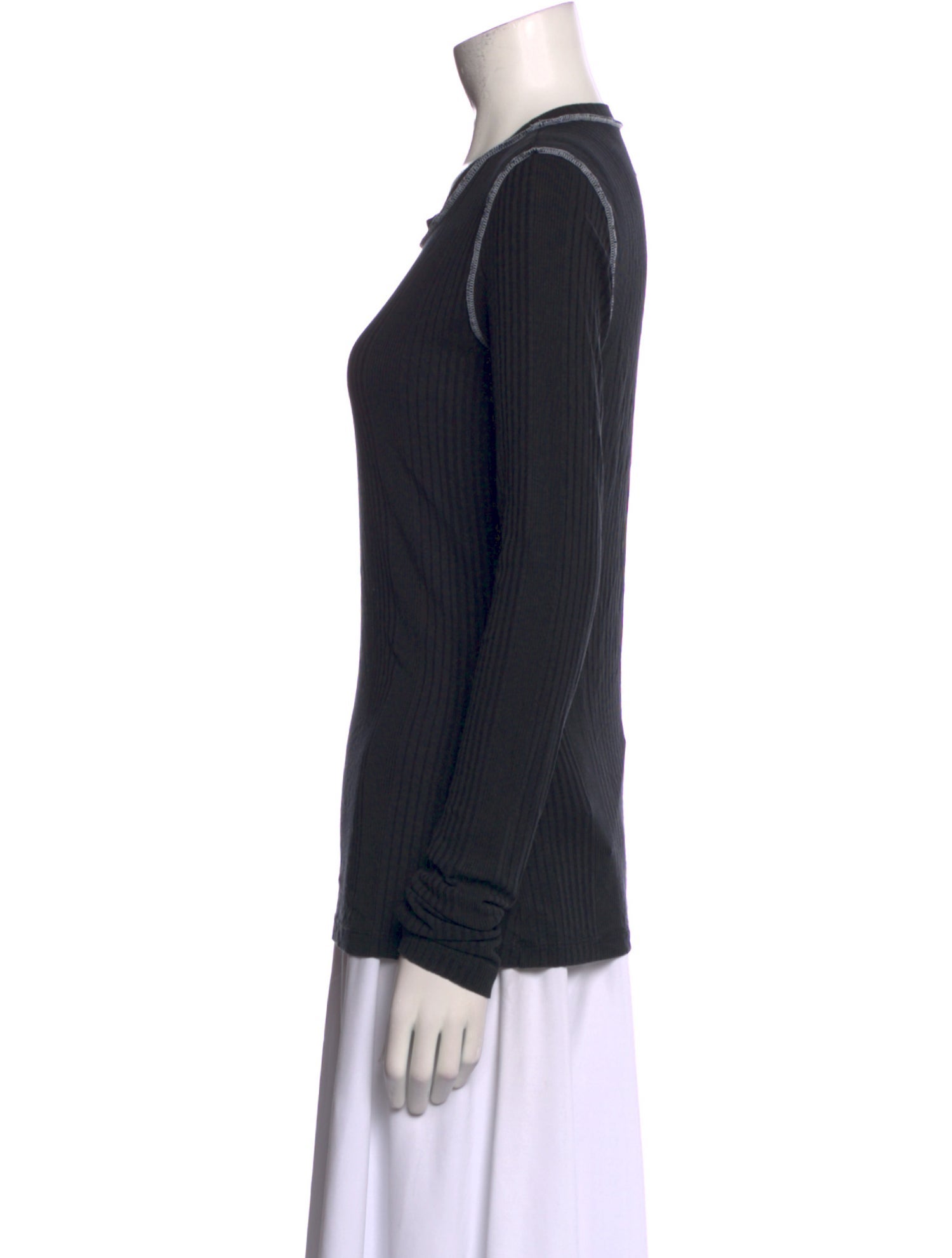 MM6 Maison Margiela Crew Neck Long Sleeve Sweatshirt