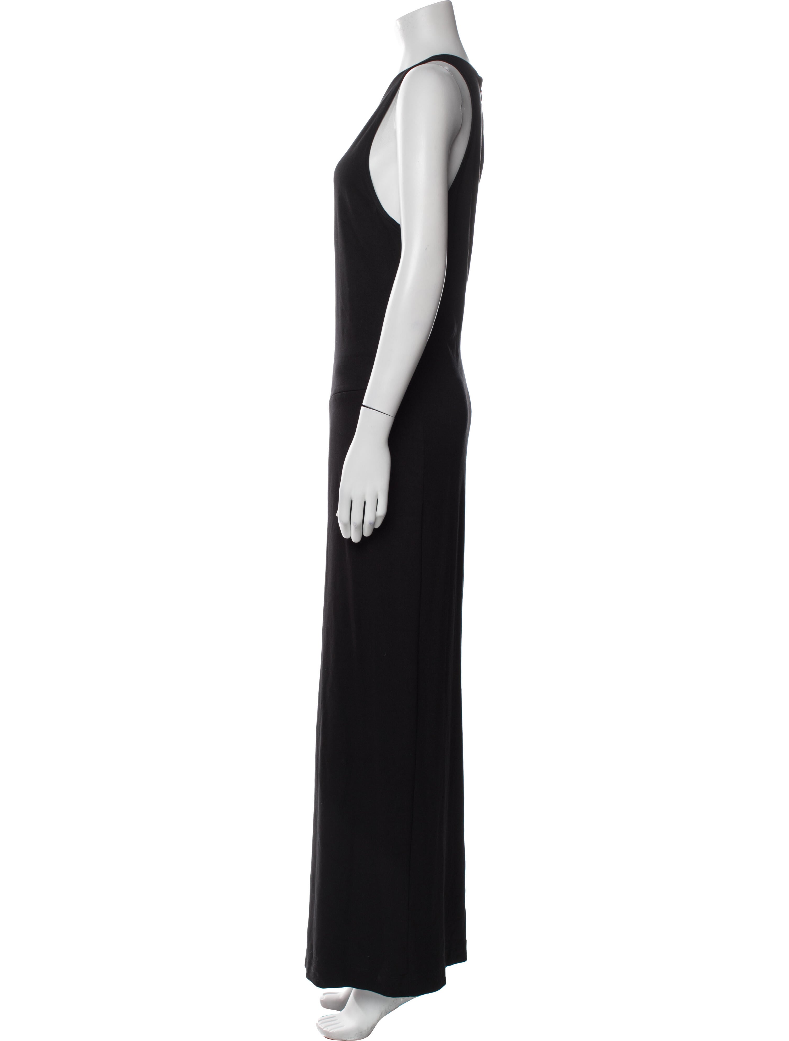 MM6 Maison Margiela Scoop Neck Long Dress