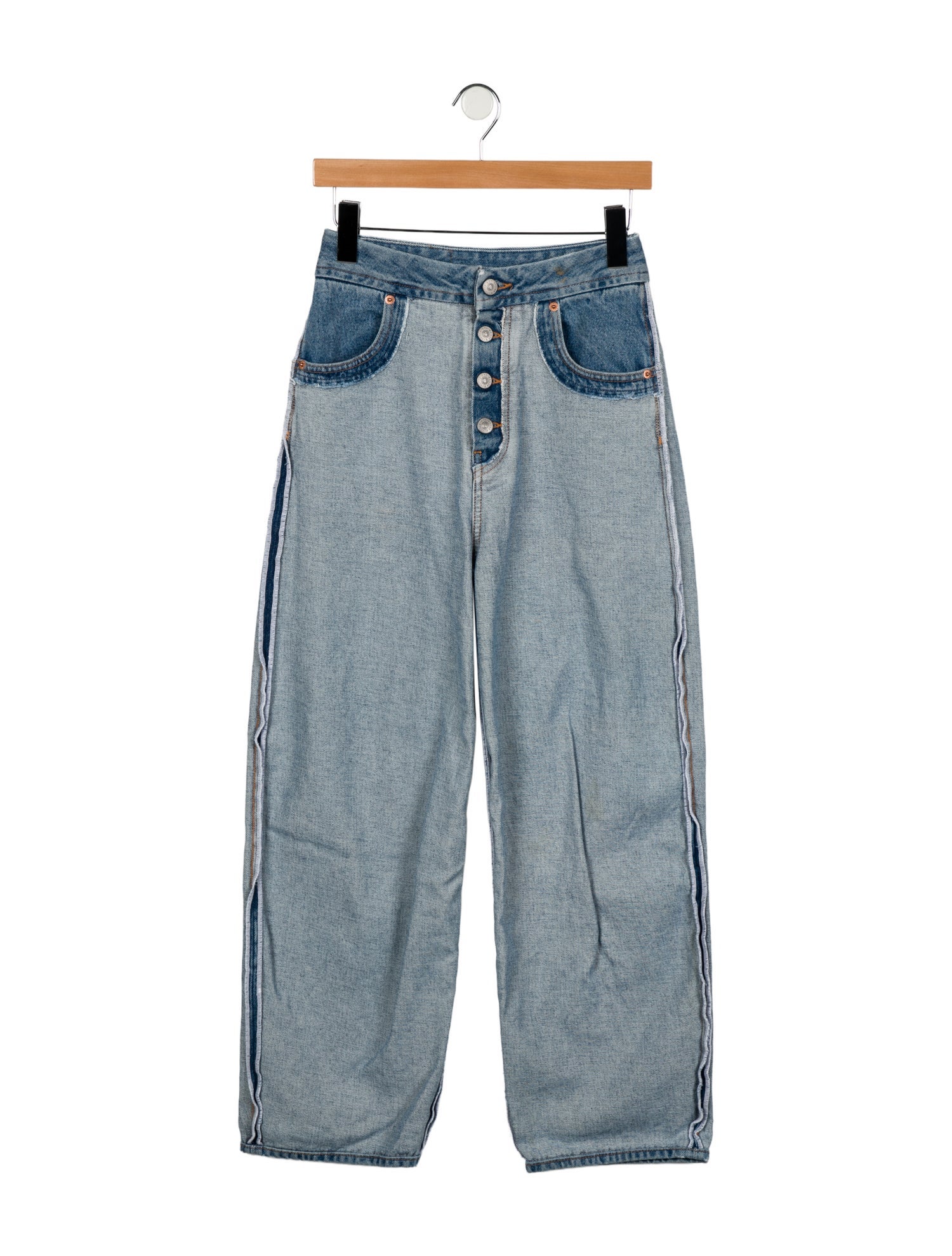 MM6 Maison Margiela High-Rise Wide Leg Jeans