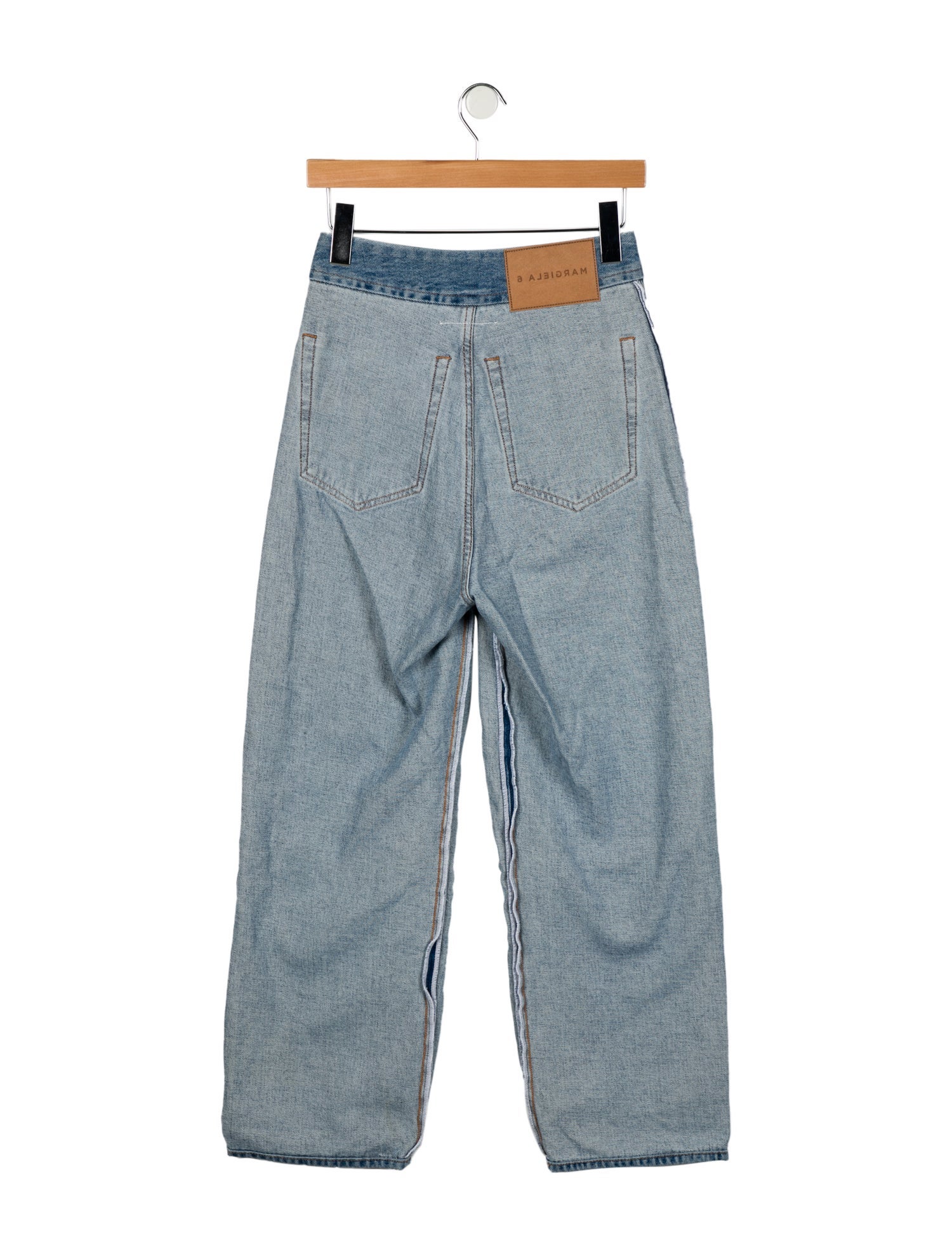 MM6 Maison Margiela High-Rise Wide Leg Jeans