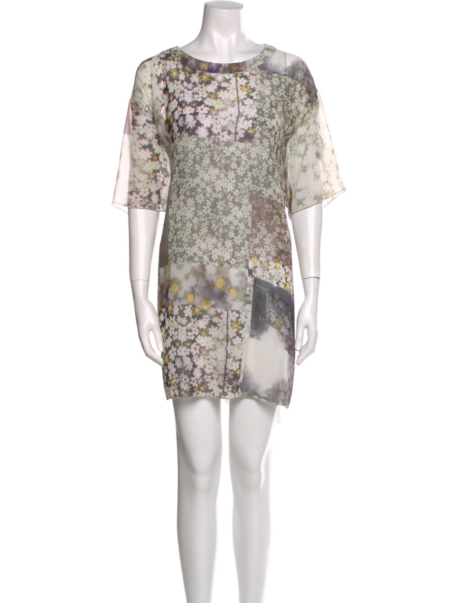 MM6 Maison Margiela Printed Mini Dress
