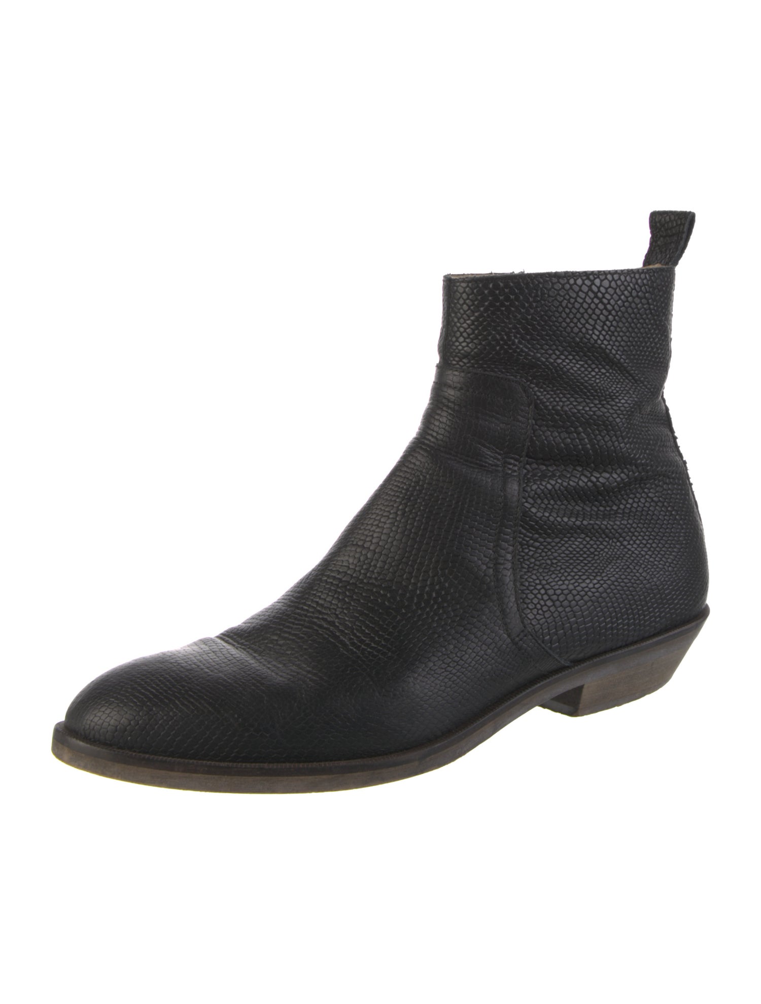MM6 Maison Margiela Leather Chelsea Boots