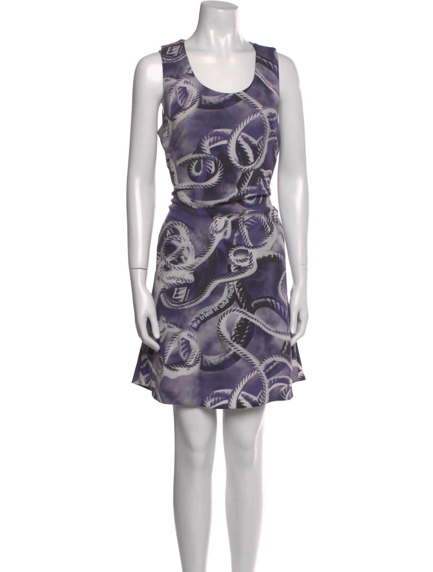 MM6 Maison Margiela Printed Knee-Length Dress