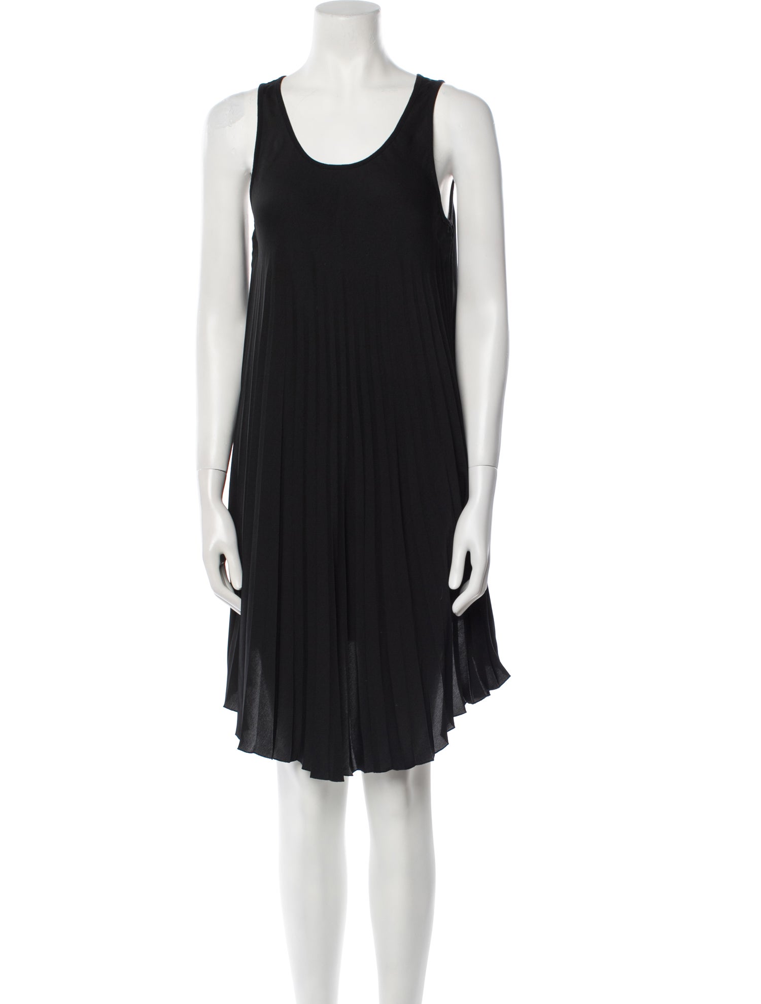 MM6 Maison Margiela Scoop Neck Knee-Length Dress