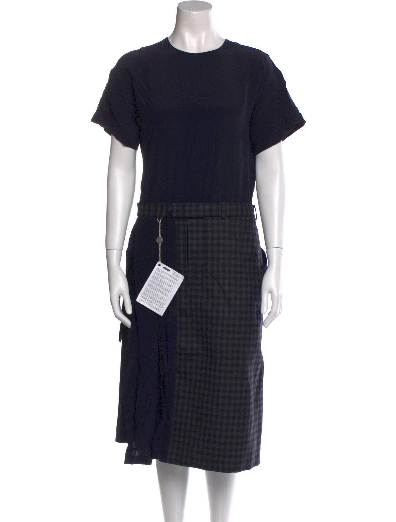 MM6 Maison Margiela Silk Midi Length Dress w/ Tags
