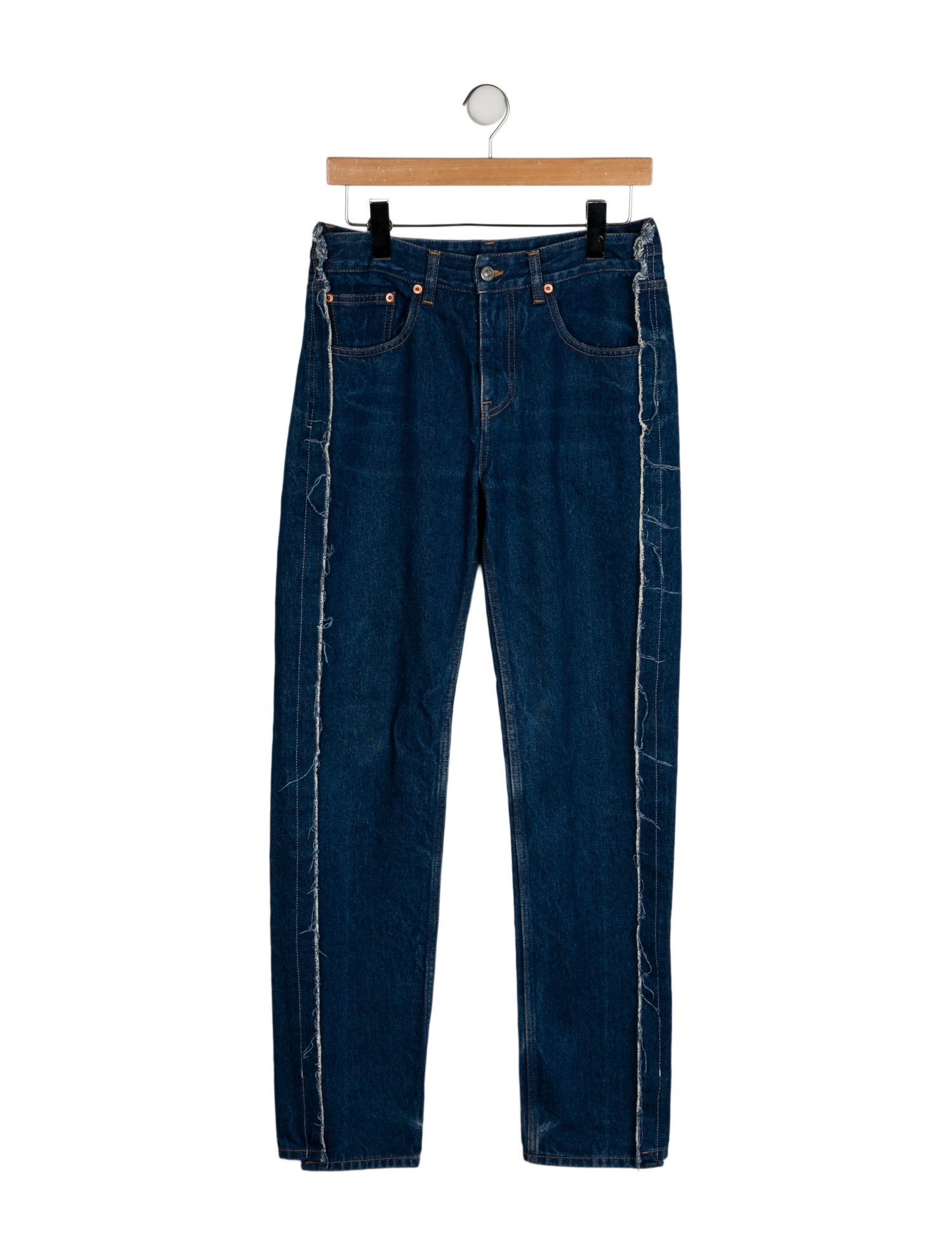 MM6 Maison Margiela Mid-Rise Straight Leg Jeans