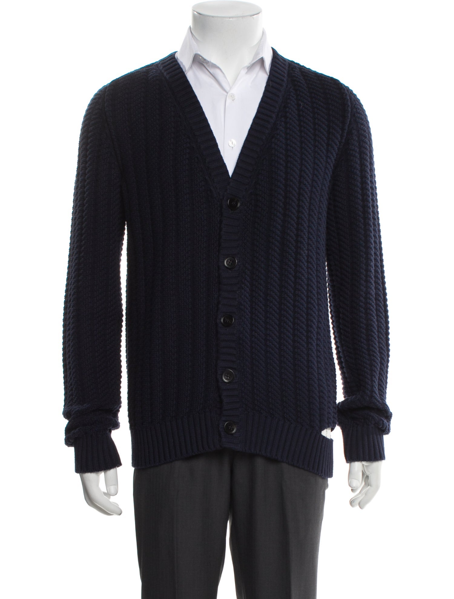 MM6 Maison Margiela V-Neck Long Sleeve Cardigan