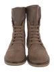 MM6 Maison Margiela Leather Combat Boots