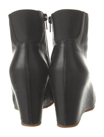 MM6 Maison Margiela Leather Cutout Accent Boots