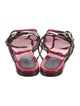 MM6 Maison Margiela Leather Colorblock Pattern Slides