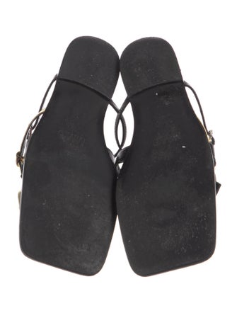 MM6 Maison Margiela Leather Colorblock Pattern Slides