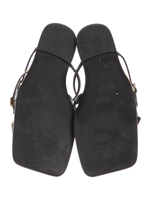 MM6 Maison Margiela Leather Colorblock Pattern Slides