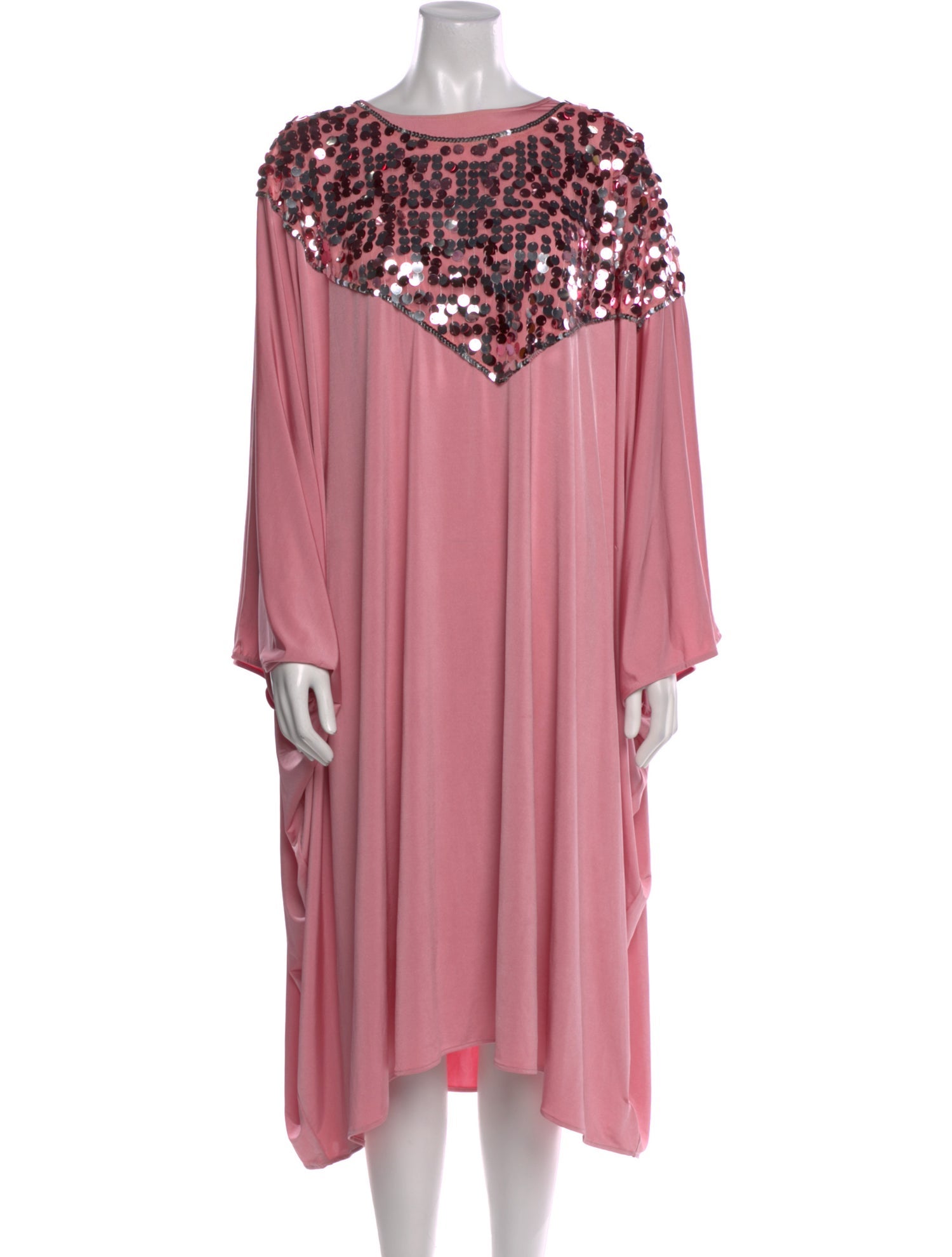 MM6 Maison Margiela Patterned Midi Length Dress