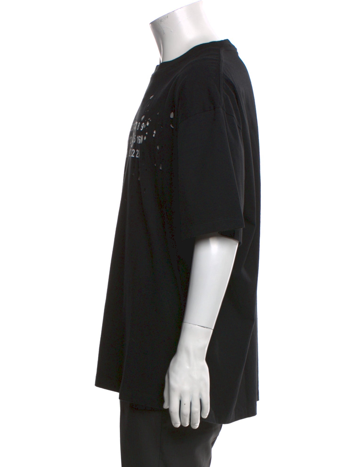 MM6 Maison Margiela Graphic Print Crew Neck T-Shirt