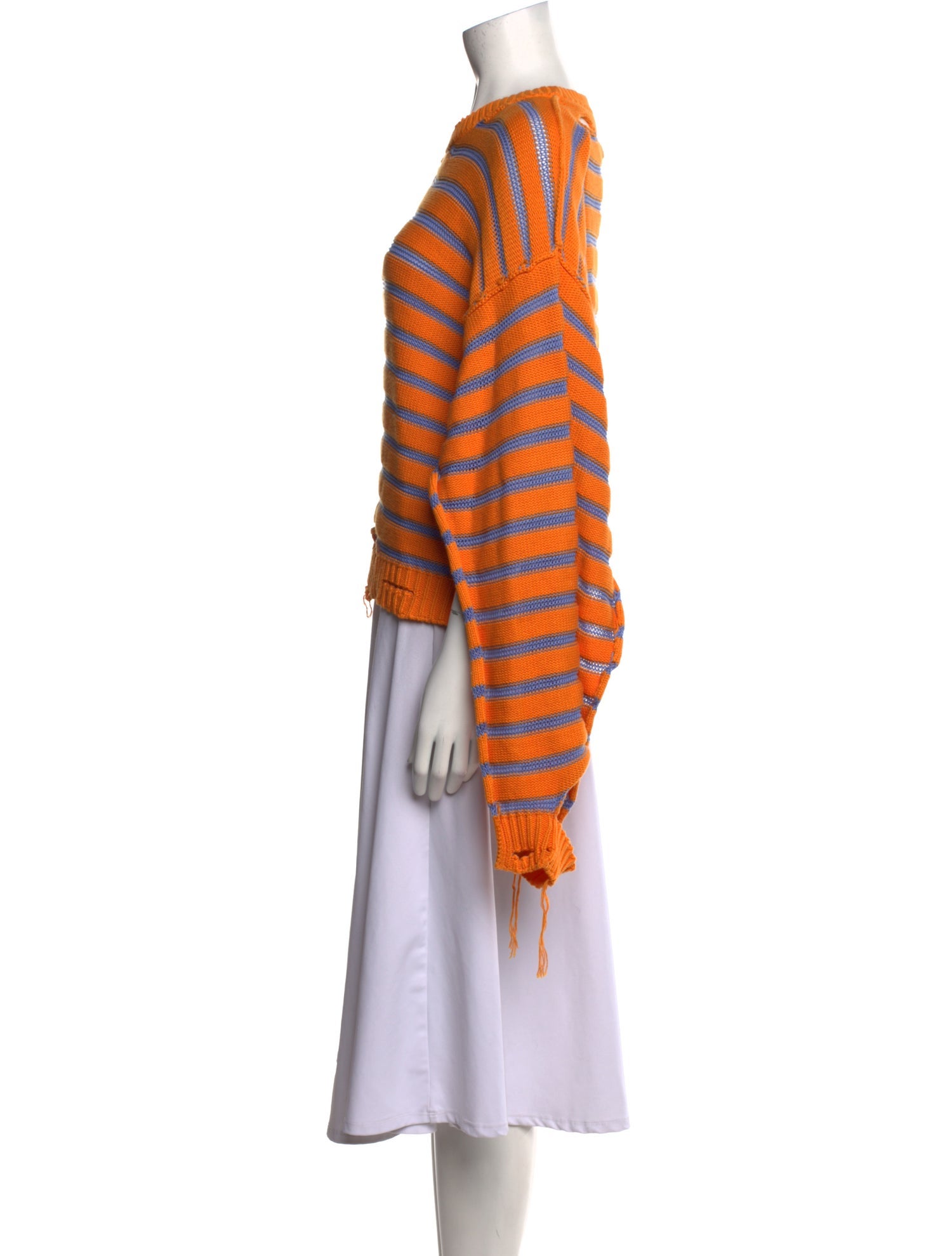 MM6 Maison Margiela Striped Crew Neck Sweater