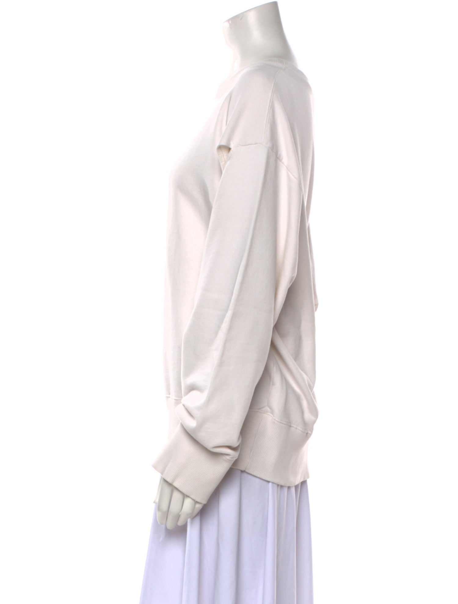 MM6 Maison Margiela Crew Neck Long Sleeve Sweatshirt