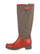 MM6 Maison Margiela Rubber Colorblock Pattern Rain Boots