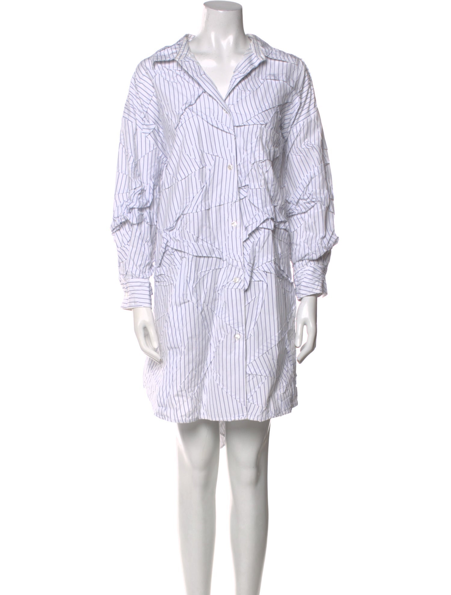 MM6 Maison Margiela Striped Knee-Length Dress