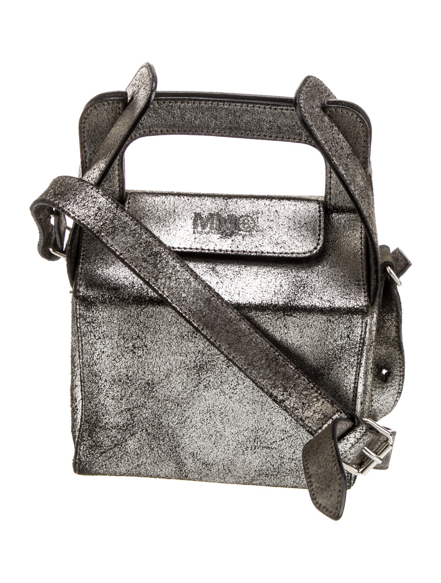 MM6 Maison Margiela Leather Messenger Bag