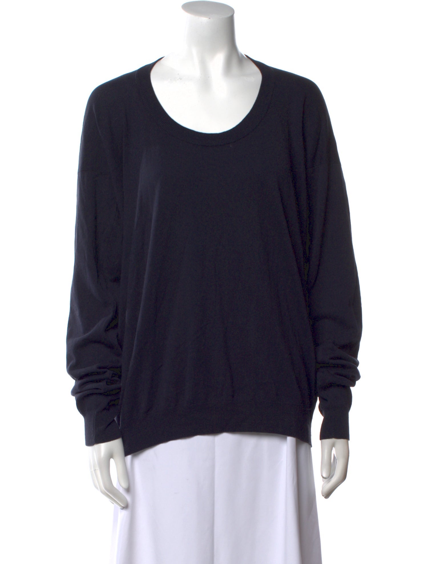 MM6 Maison Margiela Virgin Wool Scoop Neck Sweater
